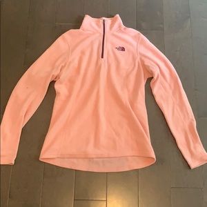 Pink North Face fleece
